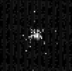 An XRT onboard image of a GRB