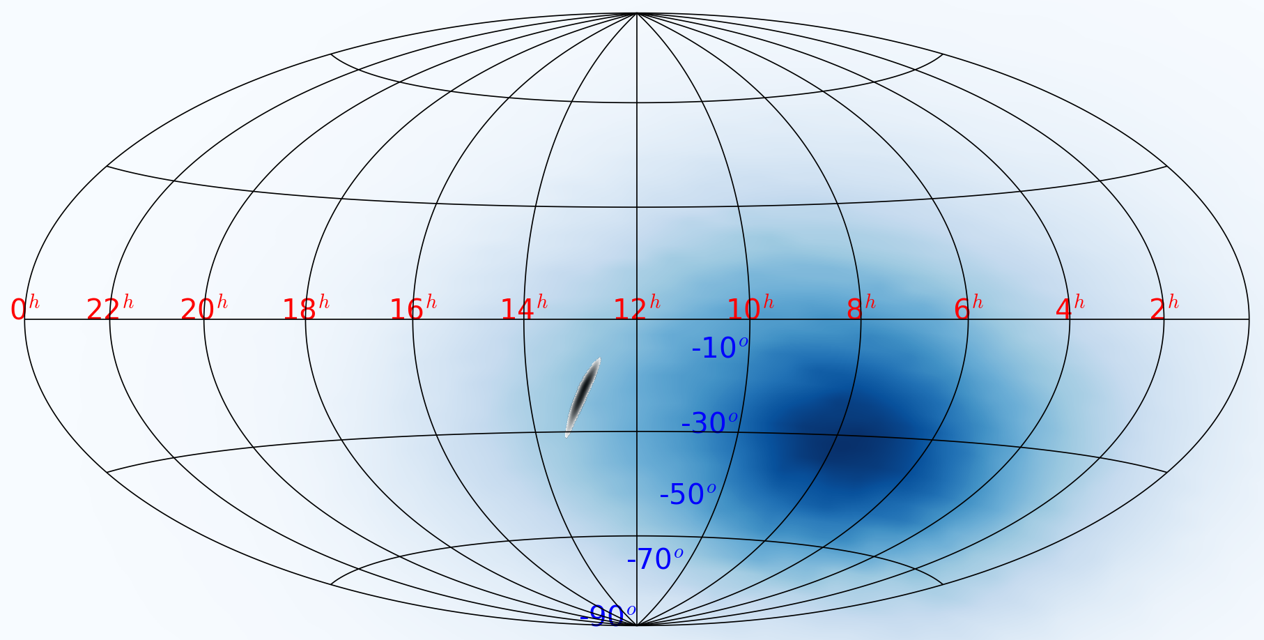 GW skymap of GW 170817