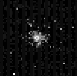 The first X-ray image of GRB 091221